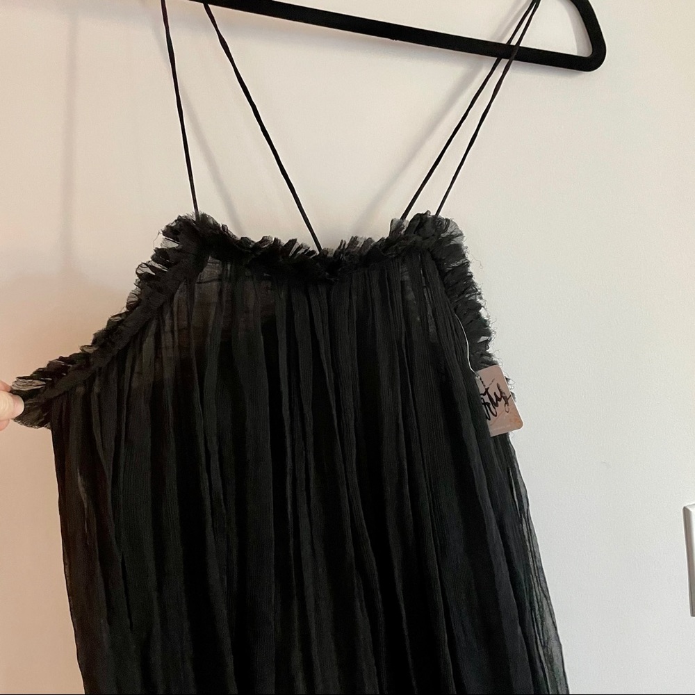 Free People x Brenda Knight Silk babydoll dress - Picture 2 of 9